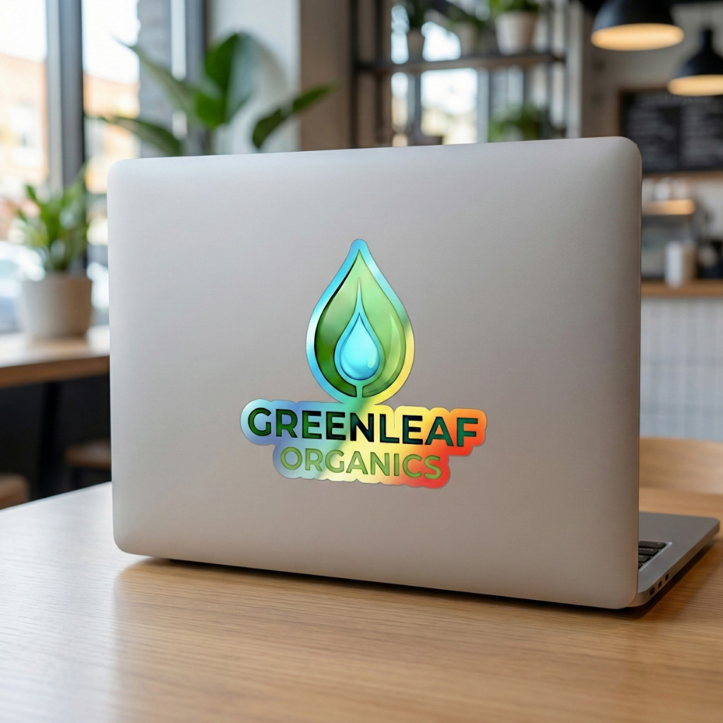 Holographic Die-Cut Vinyl Stickers