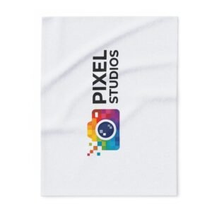 Fleece Blanket — Pixel Studios Logo Cozy Throw