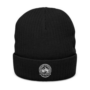 Premium Custom Ribbed Knit Beanie - Embroidered Corporate Winter Wear