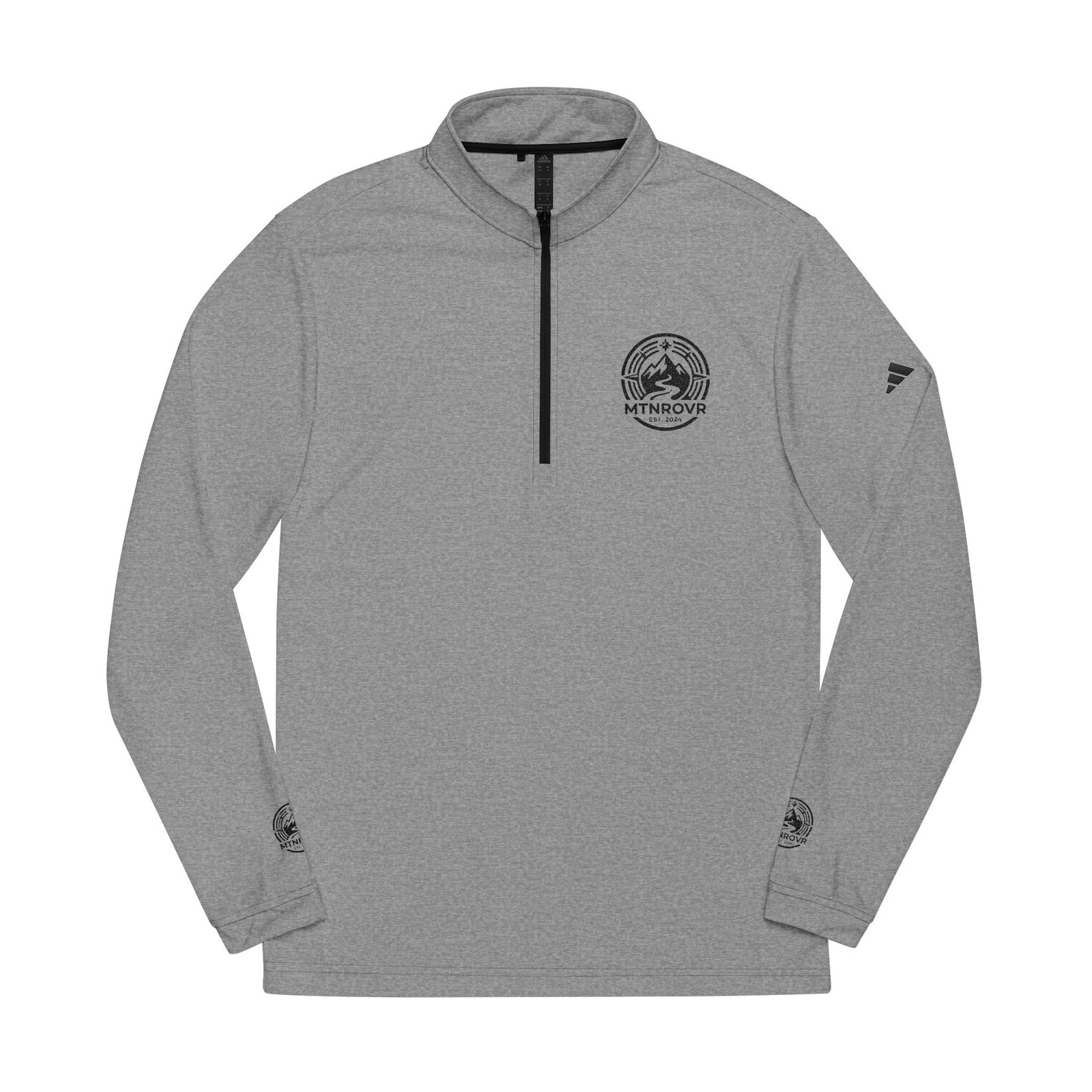 Premium Custom adidas® Embroidered Quarter-Zip Pullover - Eco-Friendly Corporate Wear - Image 9