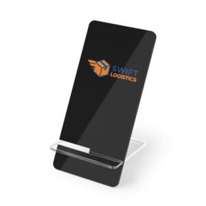 Black - Custom Mobile Smartphone Stand - Branded Desk Accessory