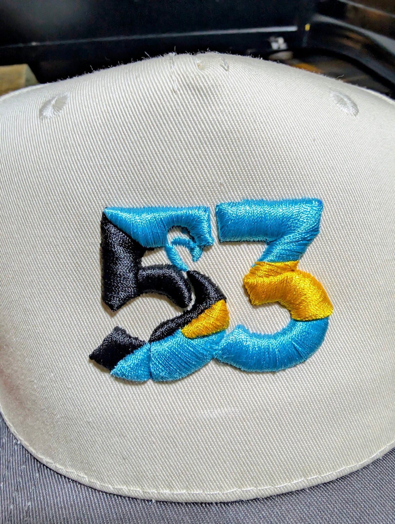 Embroidered Hat Detail View